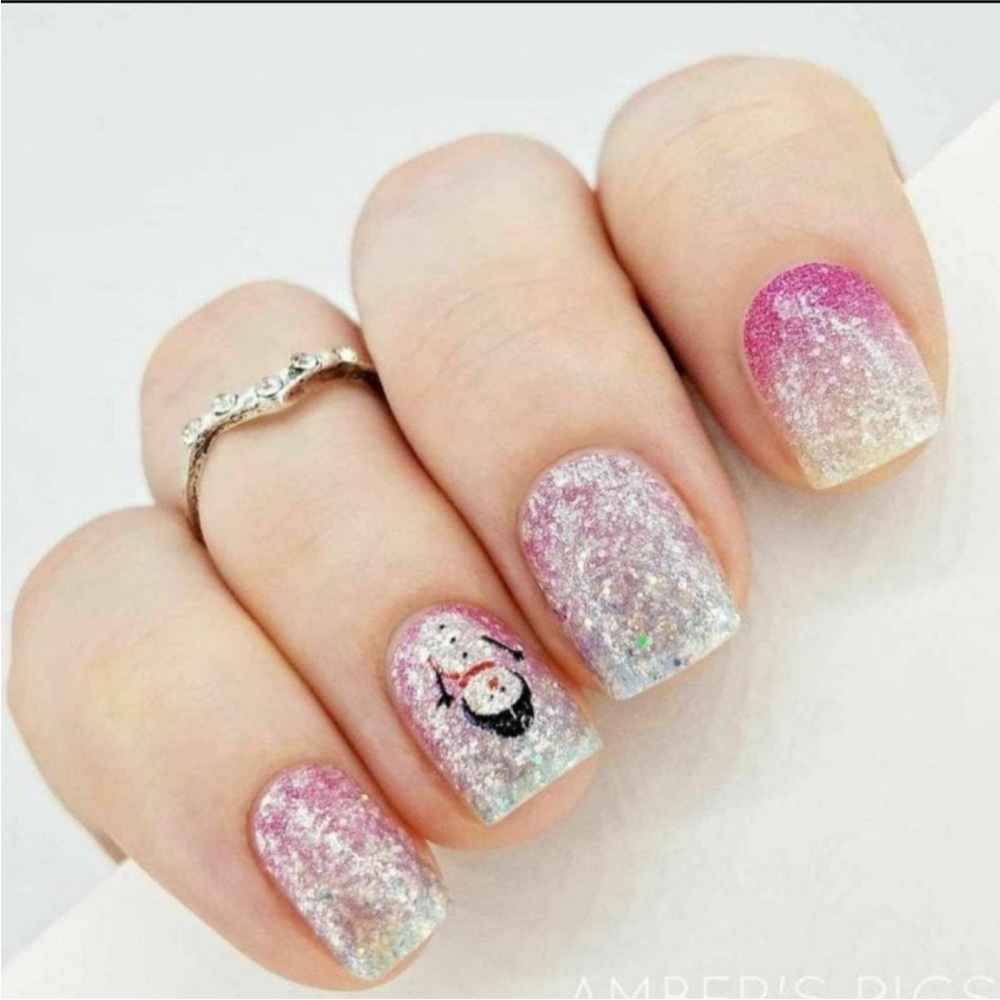 *Retired* Color Street: Snow Biz | Christmas Winter Holiday Glitter Snowflake - Picture 6 of 9